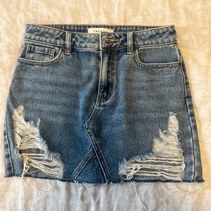 PacSun denim mini skirt size 24